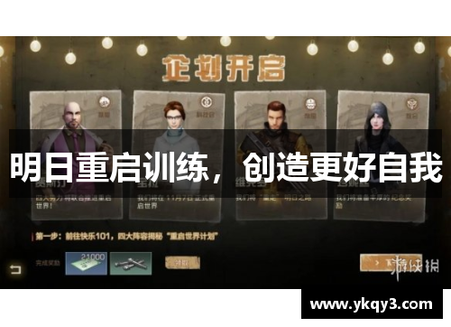 明日重启训练，创造更好自我